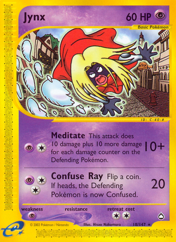 Jynx (18/147) [Aquapolis] | Total Play