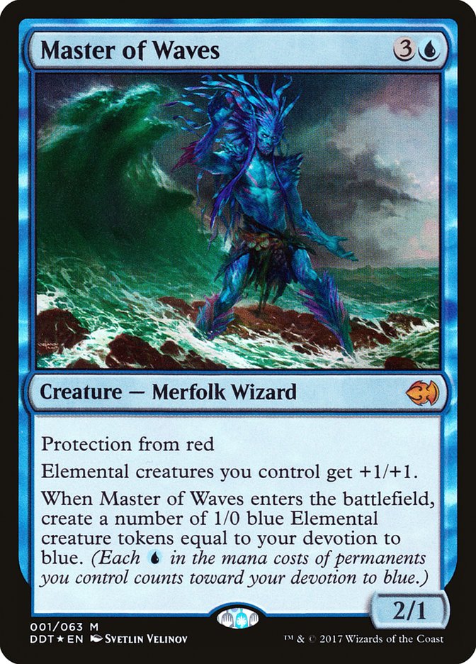 Master of Waves [Duel Decks: Merfolk vs. Goblins] | Total Play