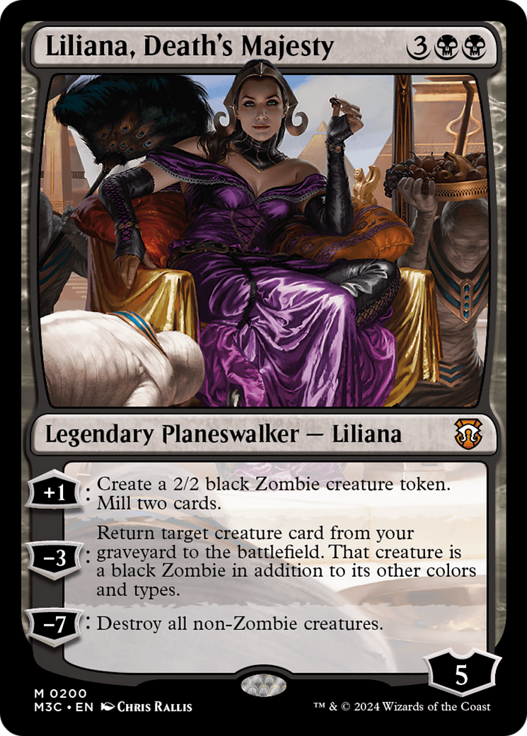 Liliana, Death's Majesty (Ripple Foil) [Modern Horizons 3 Commander] | Total Play