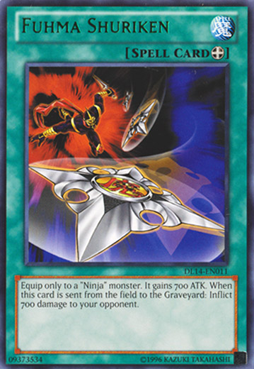 Fuhma Shuriken (Green) [DL14-EN011] Rare | Total Play
