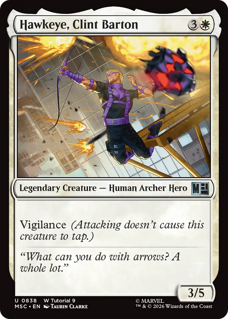 Hawkeye, Clint Barton (0838) [Marvel Super Heroes Commander] | Total Play