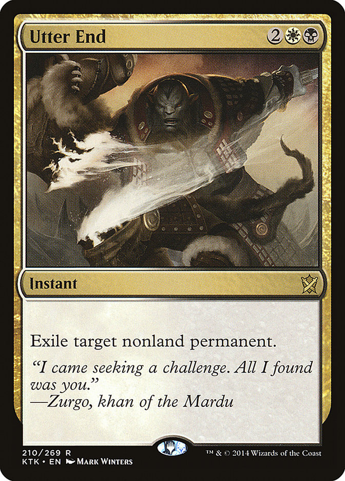 Utter End [Khans of Tarkir] | Total Play