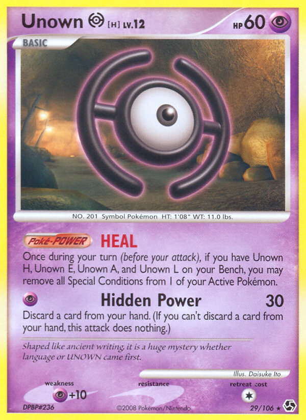 Unown H (29/106) [Diamond & Pearl: Great Encounters] | Total Play
