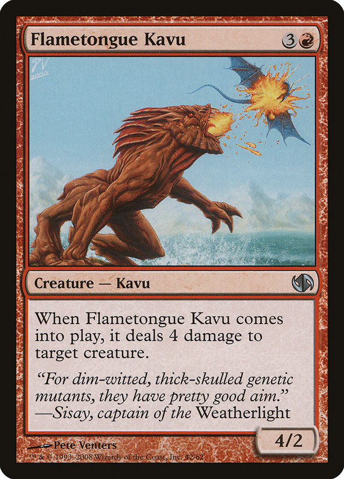 Flametongue Kavu [Duel Decks: Jace vs. Chandra] | Total Play