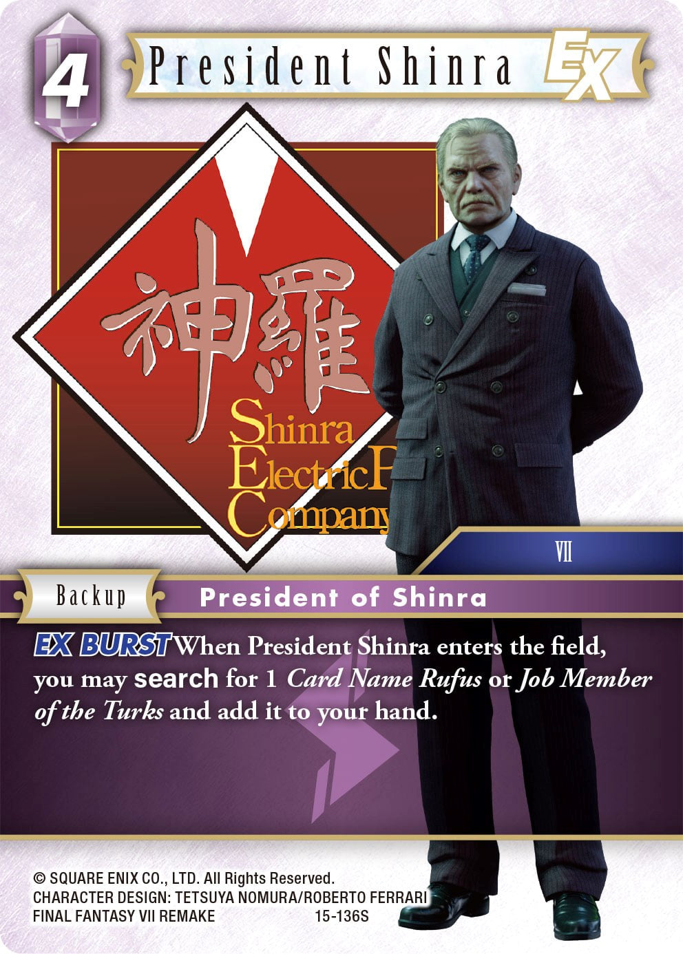 President Shinra EX [Crystal Dominion] | Total Play