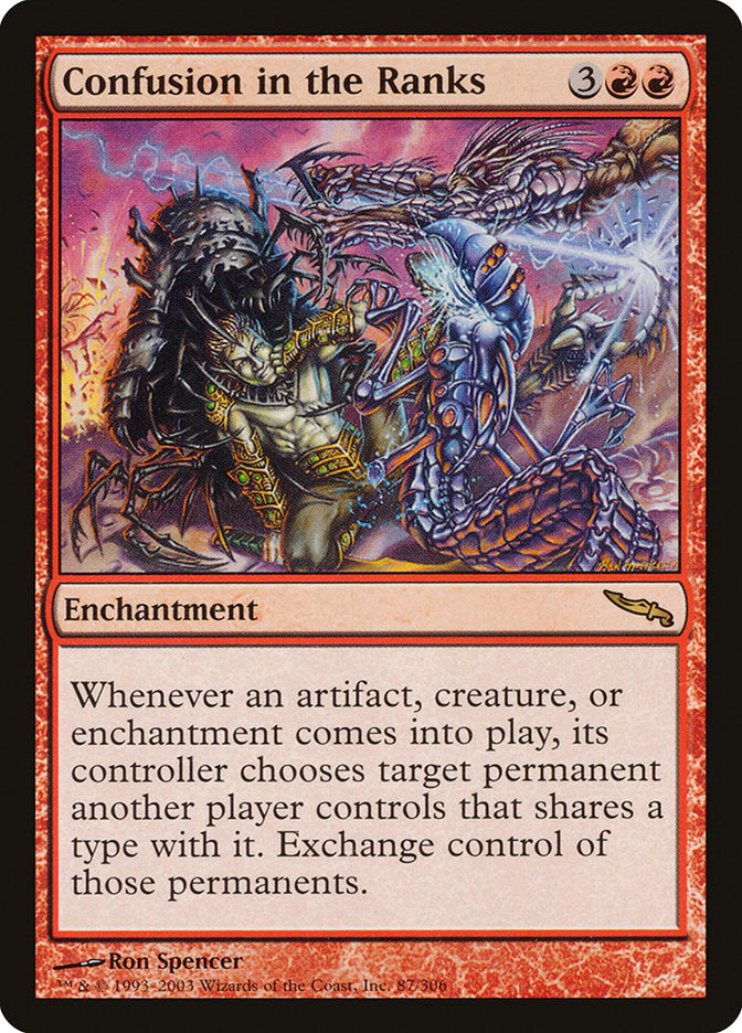Confusion in the Ranks [Mirrodin] | Total Play