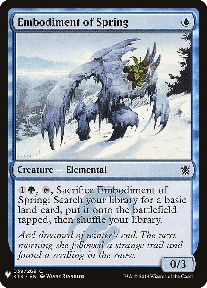 Embodiment of Spring [Mystery Booster] | Total Play
