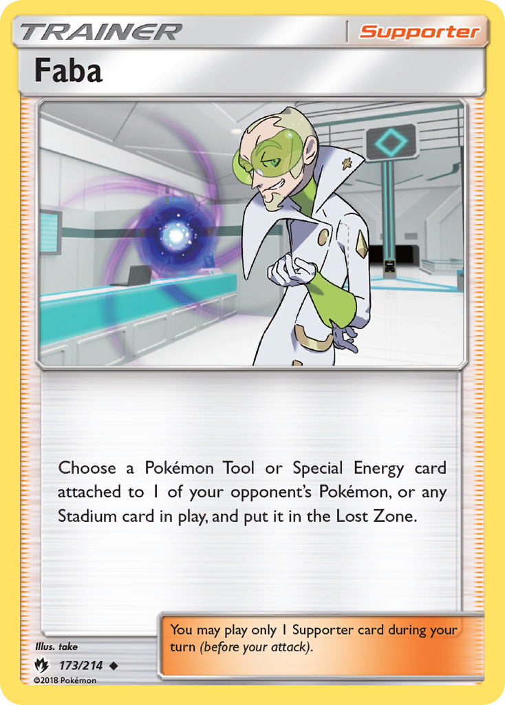 Faba (173/214) [Sun & Moon: Lost Thunder] | Total Play