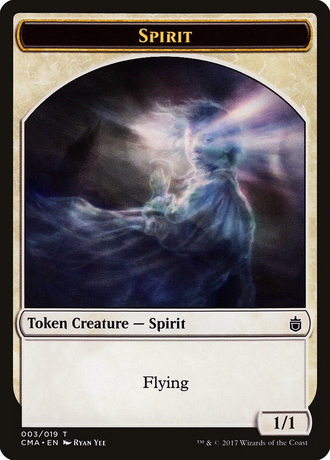 Spirit Token [Commander Anthology Tokens] | Total Play
