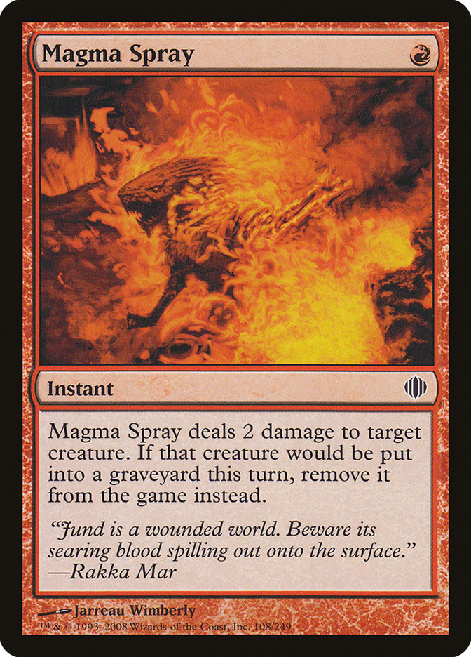 Magma Spray [Shards of Alara] | Total Play