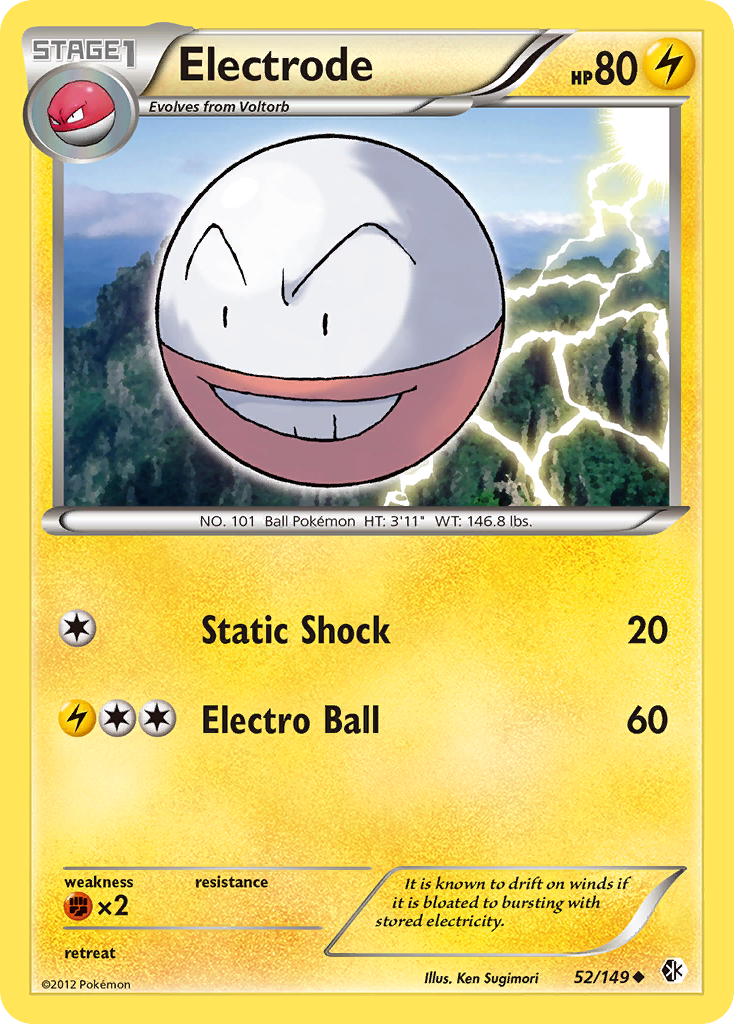 Electrode (52/149) [Black & White: Boundaries Crossed] | Total Play