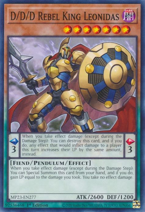 D/D/D Rebel King Leonidas [MP23-EN277] Common | Total Play
