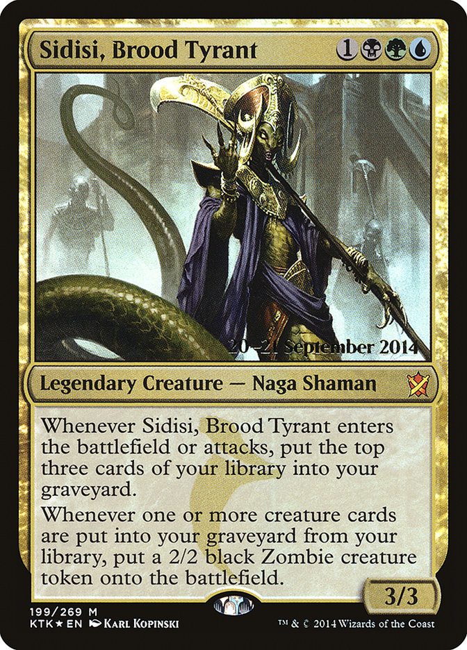 Sidisi, Brood Tyrant [Khans of Tarkir Prerelease Promos] | Total Play