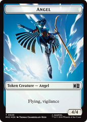 Angel (020) // Vibranium (031) Double-Sided Token (Surge Foil) [Marvel Super Heroes Commander Tokens] | Total Play
