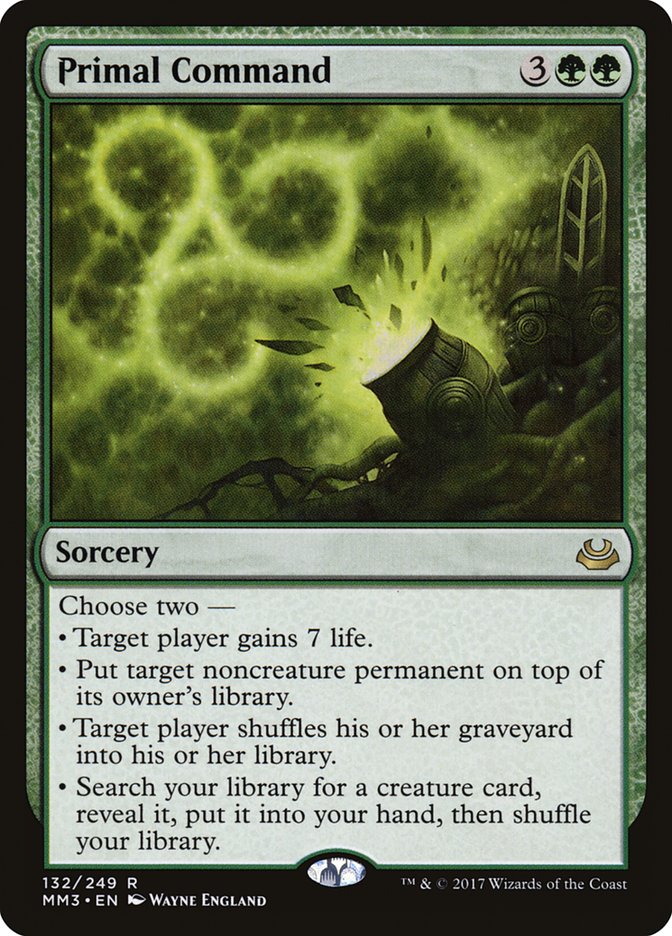 Primal Command [Modern Masters 2017] | Total Play