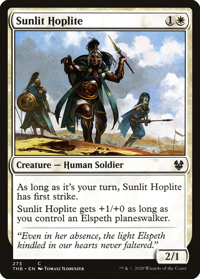 Sunlit Hoplite [Theros Beyond Death] | Total Play