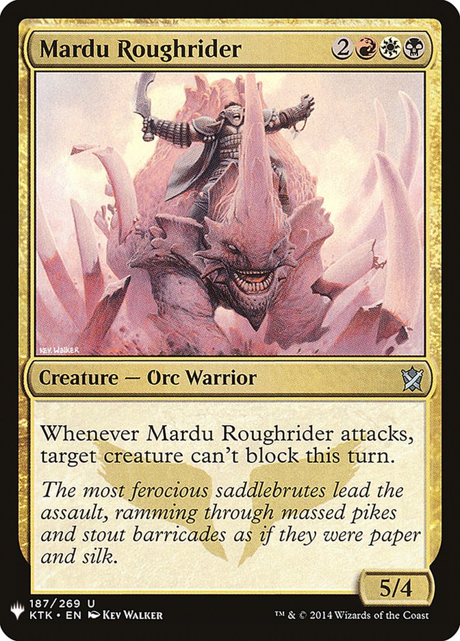 Mardu Roughrider [Mystery Booster] | Total Play