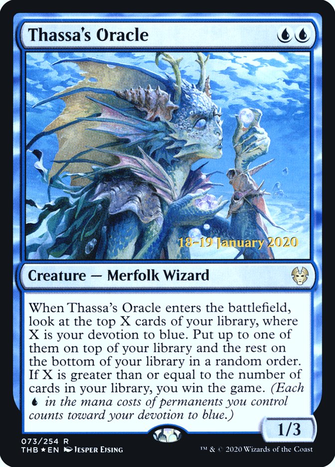 Thassa's Oracle [Theros Beyond Death Prerelease Promos] | Total Play