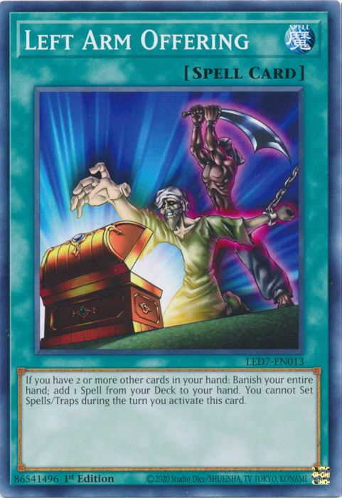 Left Arm Offering [LED7-EN013] Common | Total Play