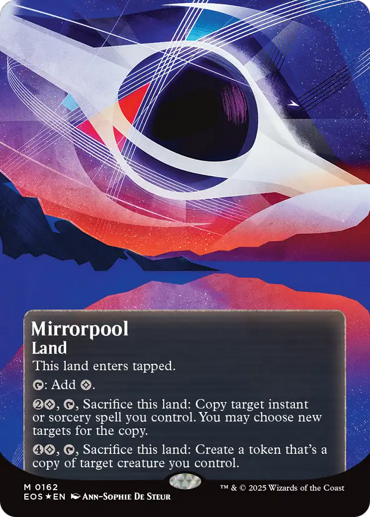 Mirrorpool (0162) (Borderless) (Galaxy Foil) [Edge of Eternities: Stellar Sights] | Total Play