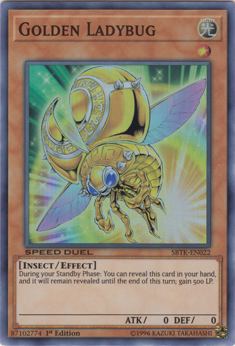 Golden Ladybug [SBTK-EN022] Super Rare | Total Play