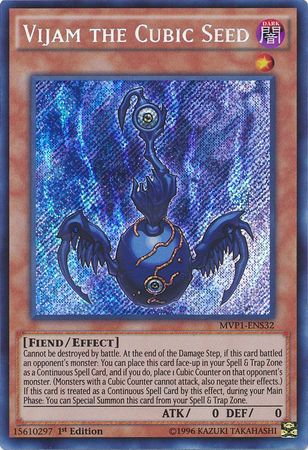 Vijam the Cubic Seed [MVP1-ENS32] Secret Rare | Total Play