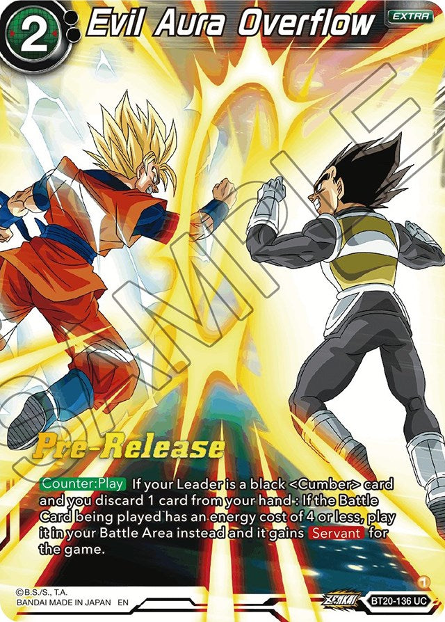 Evil Aura Overflow (BT20-136) [Power Absorbed Prerelease Promos] | Total Play
