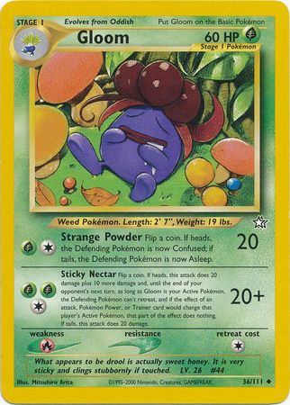 Gloom (36/111) [Neo Genesis Unlimited] | Total Play