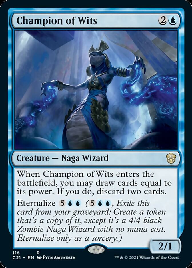 Champion of Wits [Commander 2021] | Total Play