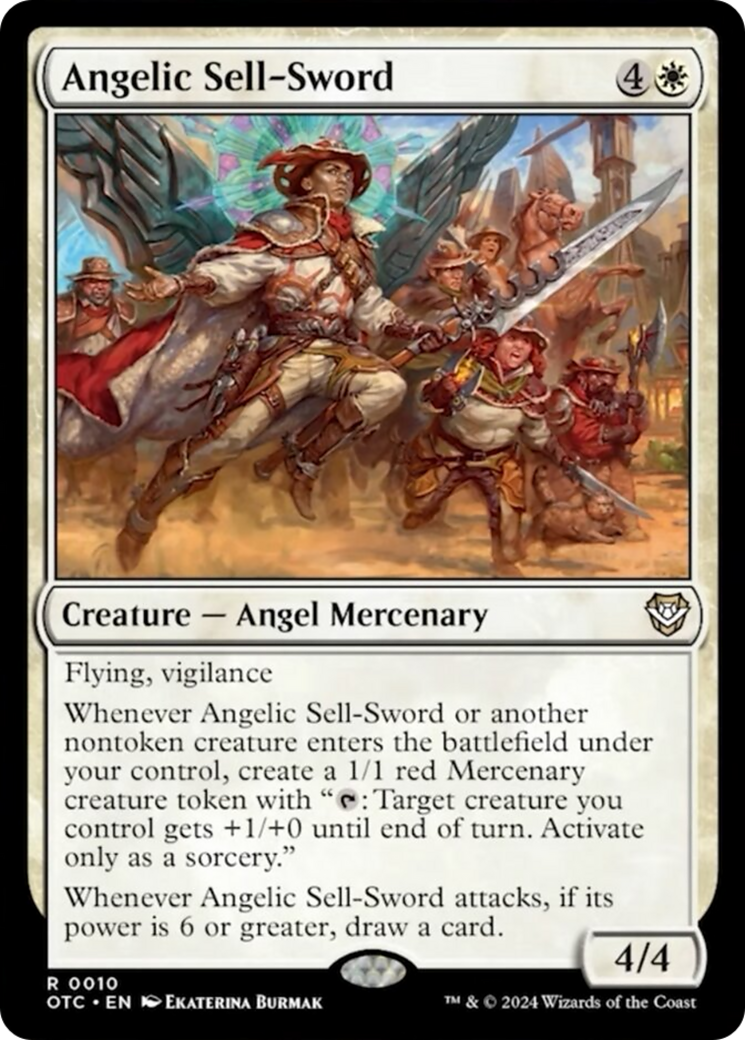 Angelic Sell-Sword [Outlaws of Thunder Junction Commander] | Total Play