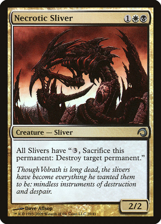Necrotic Sliver [Premium Deck Series: Slivers] | Total Play
