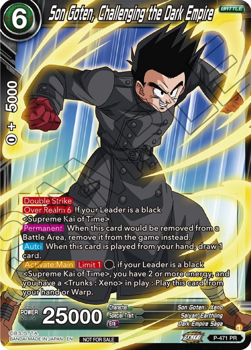 Son Goten, Challenging the Dark Empire (Z03 Dash Pack) (P-471) [Promotion Cards] | Total Play