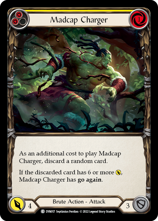 Madcap Charger (Yellow) [DYN017] (Dynasty) | Total Play