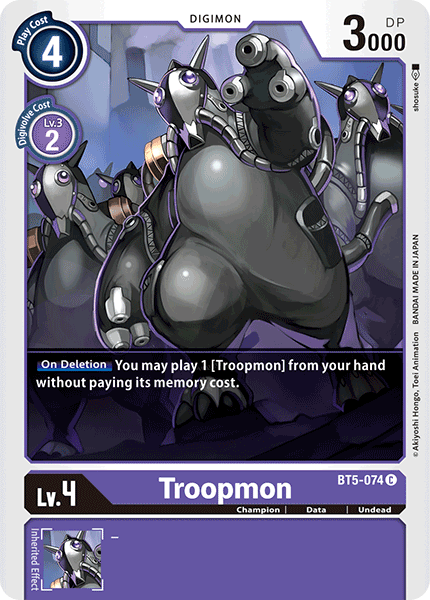 Troopmon [BT5-074] [Battle of Omni] | Total Play