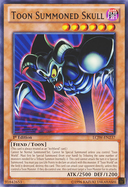 Toon Summoned Skull [LCJW-EN237] Rare | Total Play