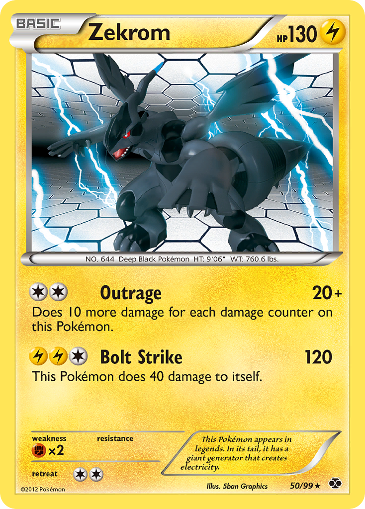 Zekrom (50/99) [Black & White: Next Destinies] | Total Play