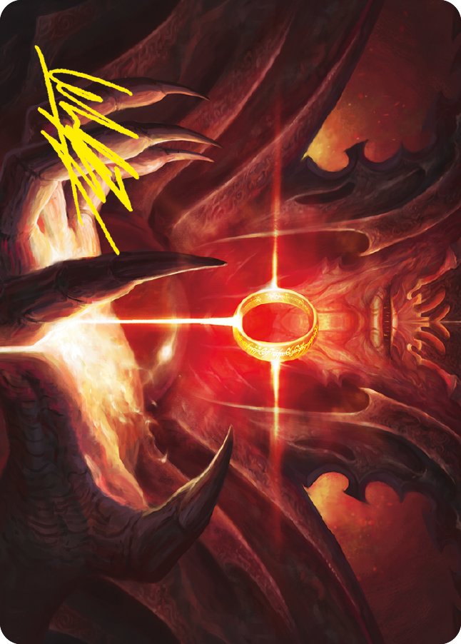 Sol Ring Art Card (Gold-Stamped Signature) [The Lord of the Rings: Tales of Middle-earth Art Series] | Total Play