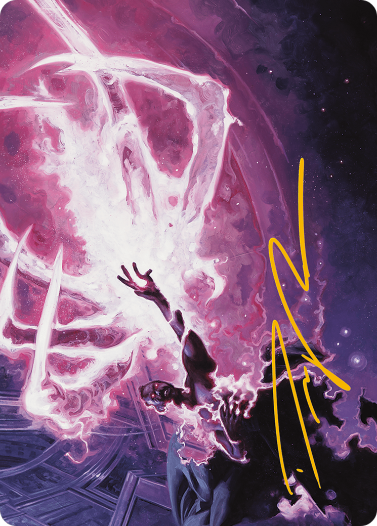 Flare of Malice Art Card (Gold-Stamped Signature) [Modern Horizons 3 Art Series] | Total Play