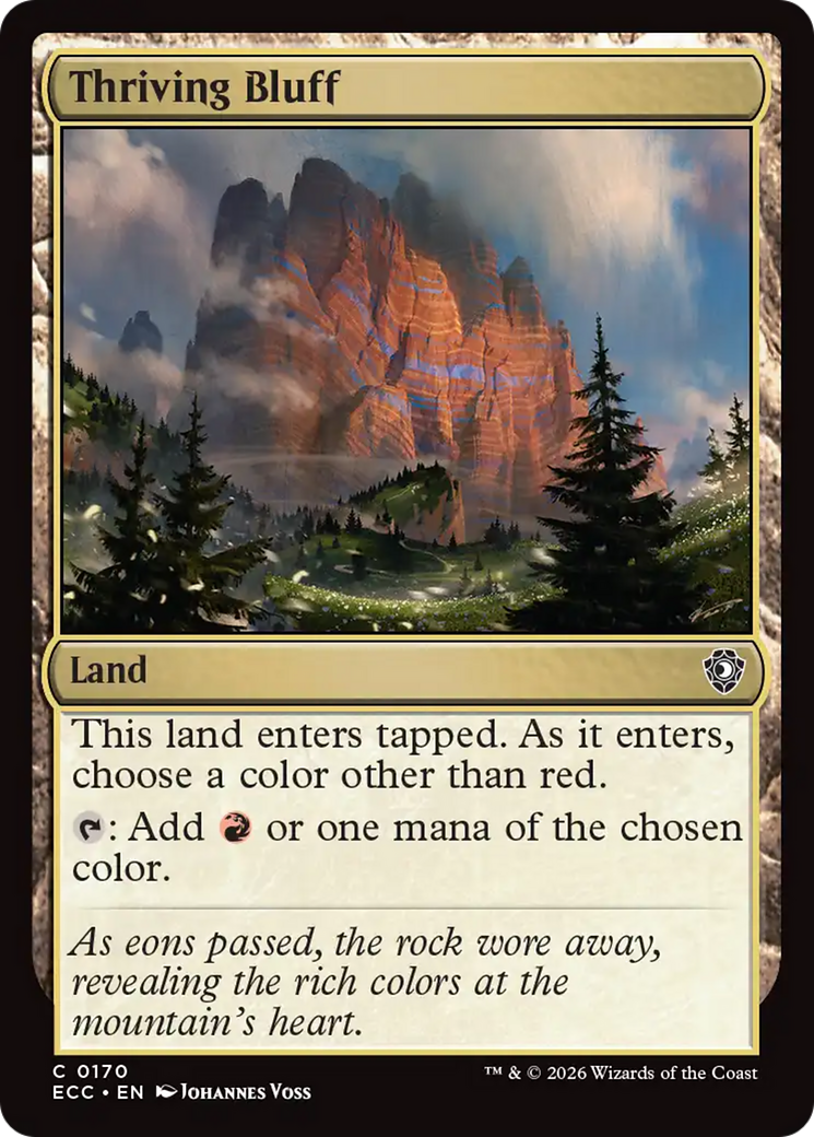 Thriving Bluff [Lorwyn Eclipsed Commander] | Total Play