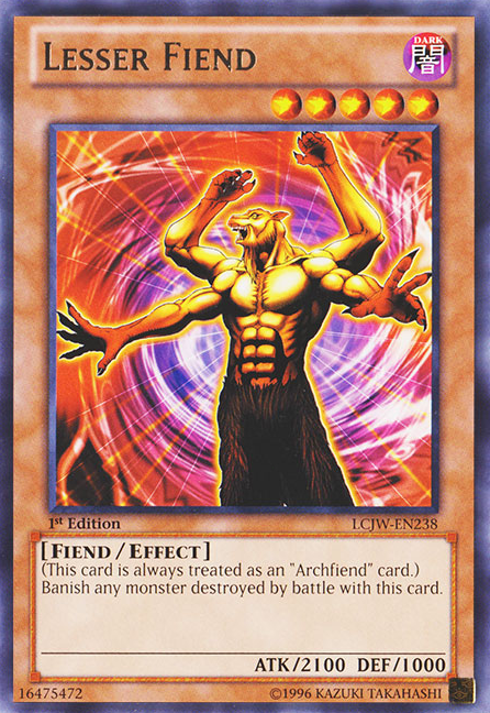 Lesser Fiend [LCJW-EN238] Rare | Total Play