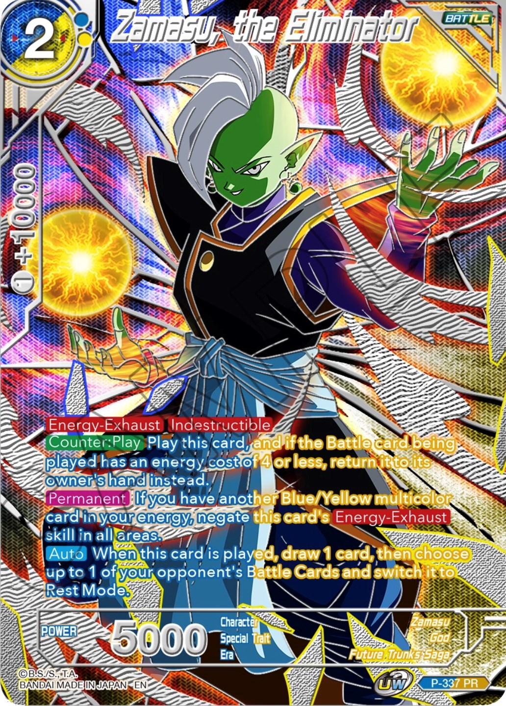 Zamasu, the Eliminator (P-337) [Collector's Selection Vol. 3] | Total Play