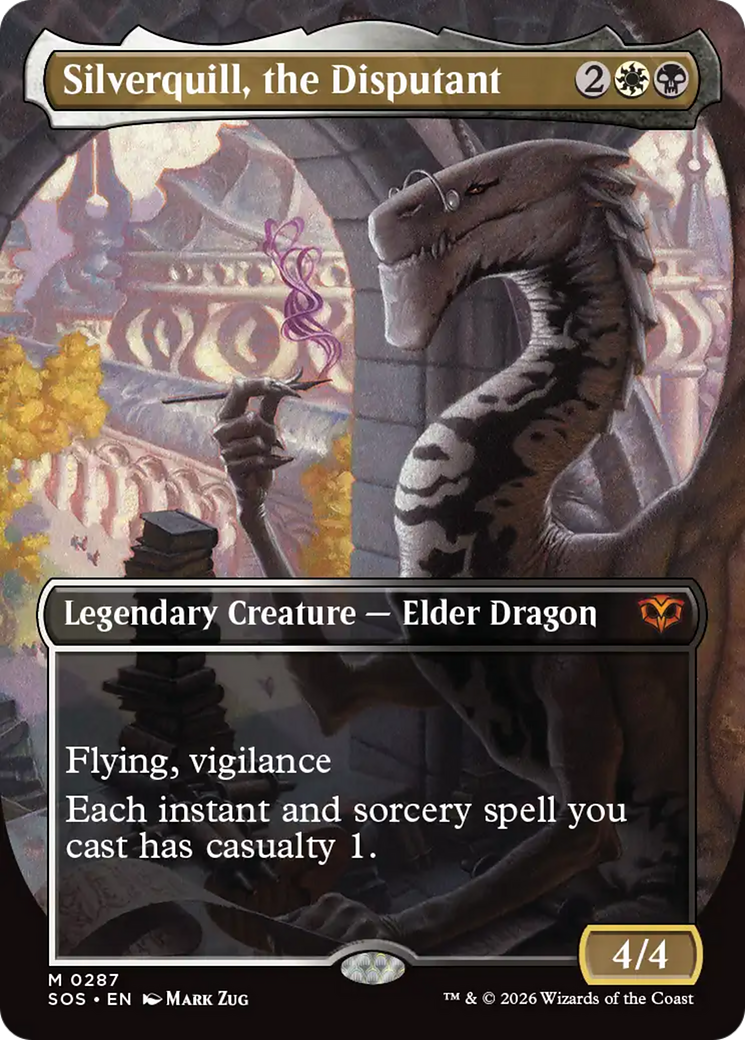 Silverquill, the Disputant (Borderless) [Secrets of Strixhaven] | Total Play