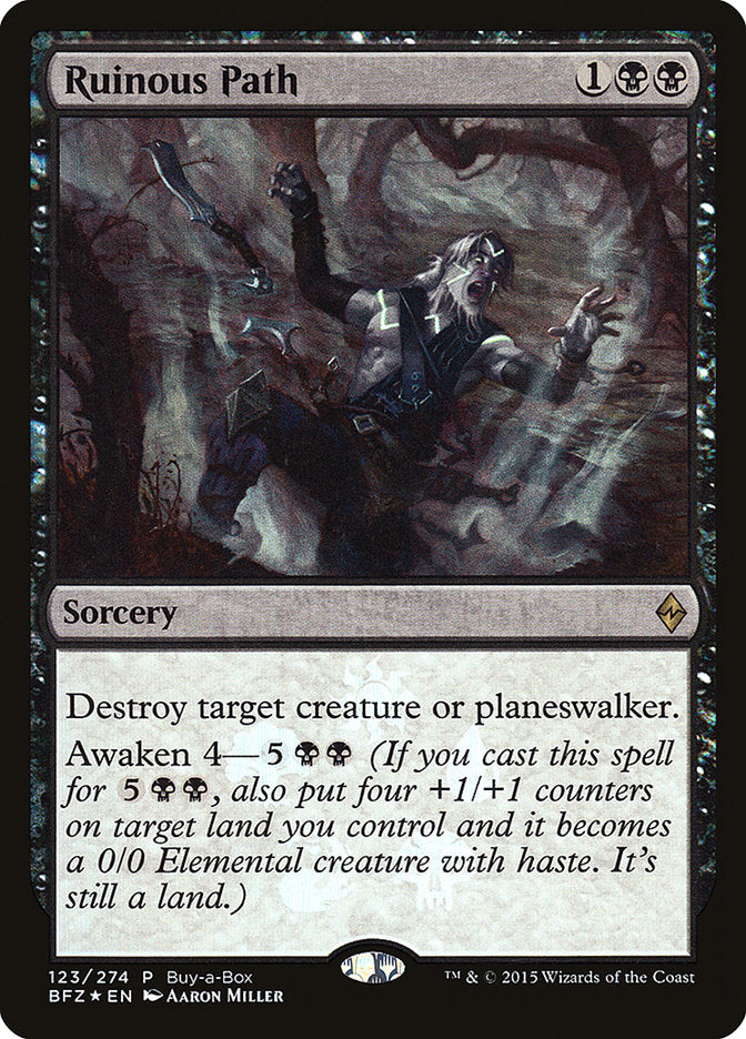 Ruinous Path (Buy-A-Box) [Battle for Zendikar Promos] | Total Play