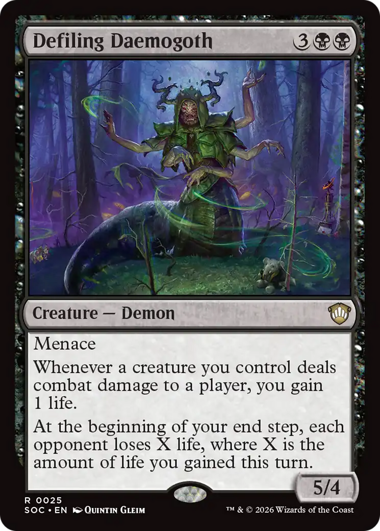 Defiling Daemogoth [Secrets of Strixhaven Commander] | Total Play