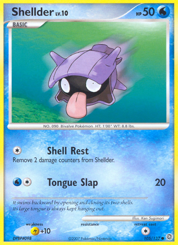 Shellder (105/132) [Diamond & Pearl: Secret Wonders] | Total Play
