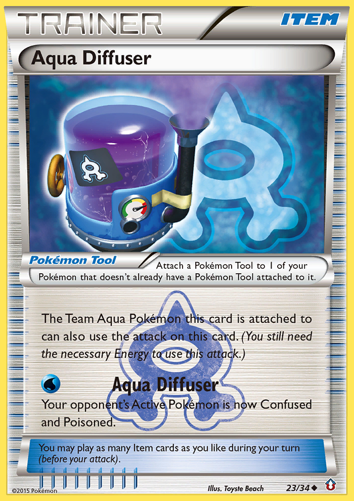 Aqua Diffuser (23/34) [XY: Double Crisis] | Total Play