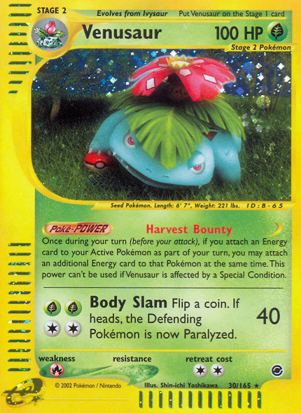Venusaur (30/165) [Expedition: Base Set] | Total Play