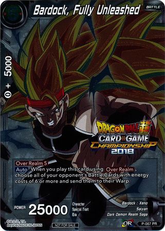 Bardock, Fully Unleashed (P-067) [Tournament Promotion Cards] | Total Play