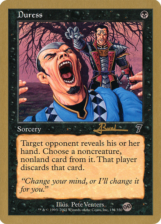 Duress (Antoine Ruel) (SB) [World Championship Decks 2001] | Total Play