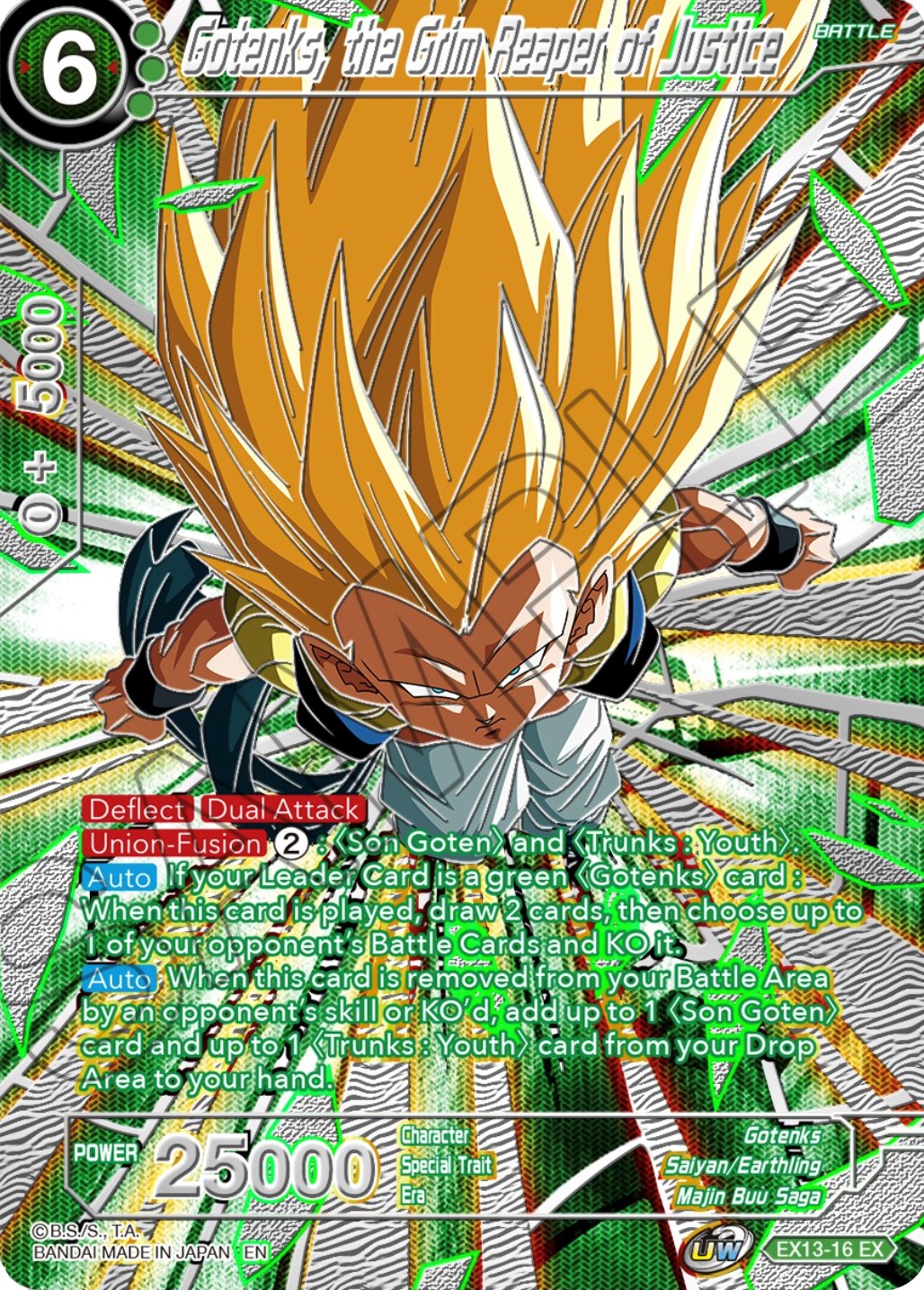 Gotenks, the Grim Reaper of Justice (EX13-16) [Collector's Selection Vol. 3] | Total Play